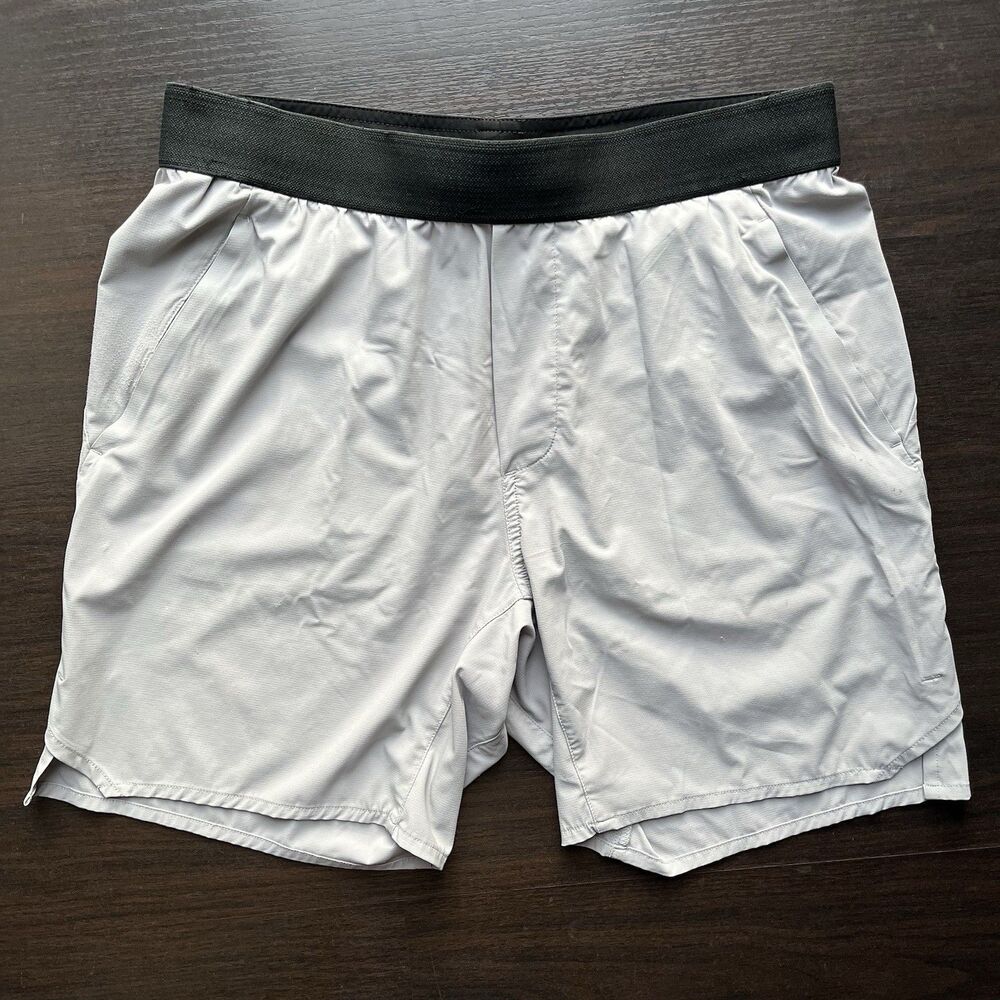 Ten Thousand Tactical Short Mens Medium Gray Ripstop Unlined Training Gym Active